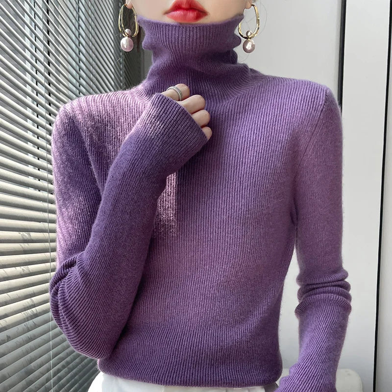 Lenie | Casual Rullekrave Sweater