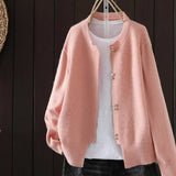 Elara | Perleknap cardigan