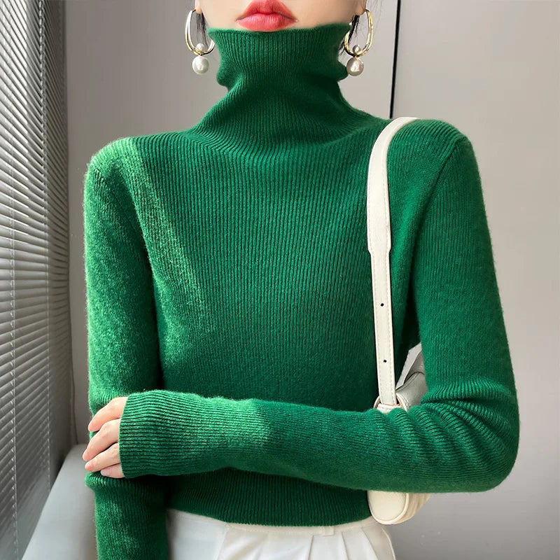 Lenie | Casual Rullekrave Sweater
