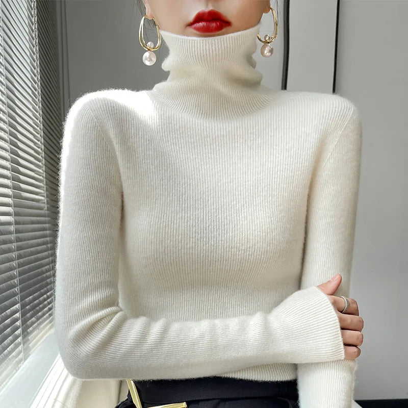 Lenie | Casual Rullekrave Sweater