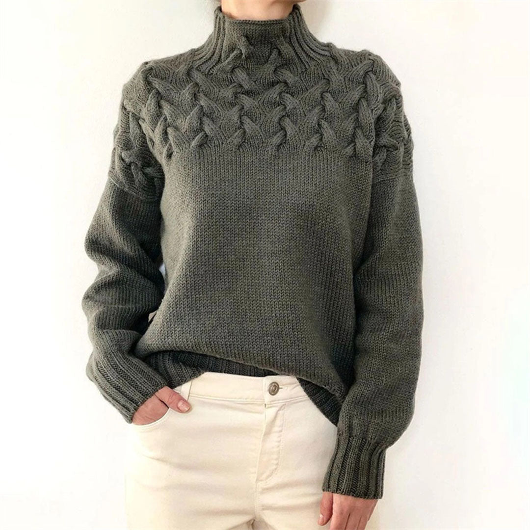 Tiarni | Strikket Rullekrave Sweater