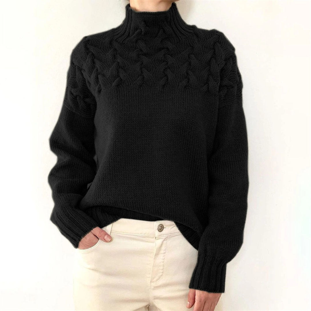 Tiarni | Strikket Rullekrave Sweater