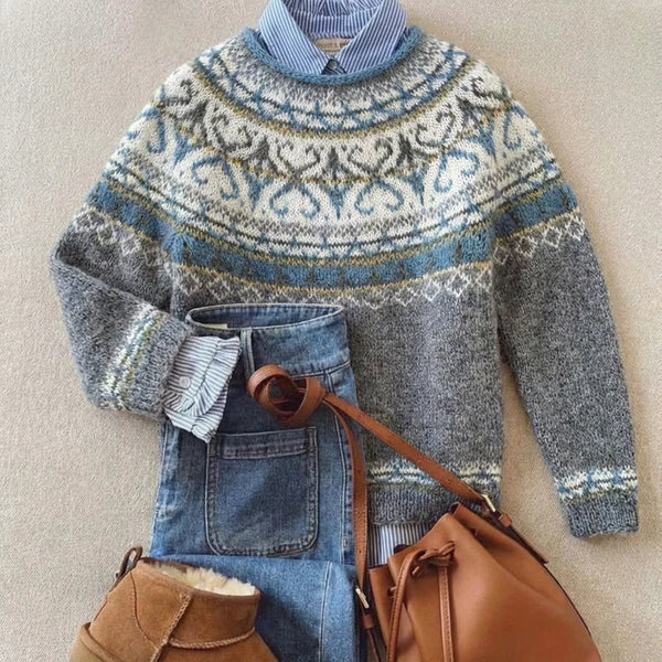 Luxe - Chic Vintage Strik Sweater