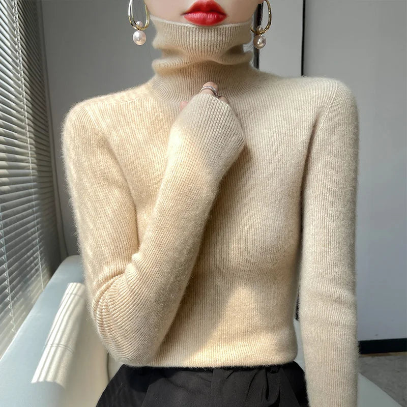 Lenie | Casual Rullekrave Sweater