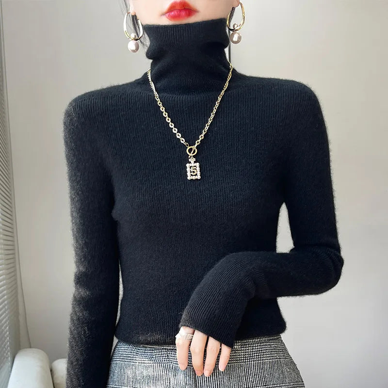 Lenie | Casual Rullekrave Sweater