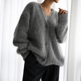 Eliza | Komfortabel Pels Cardigan