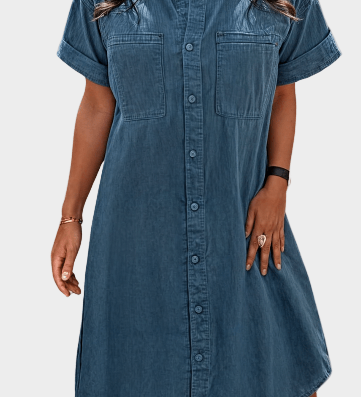 Solveig | Denim kjole