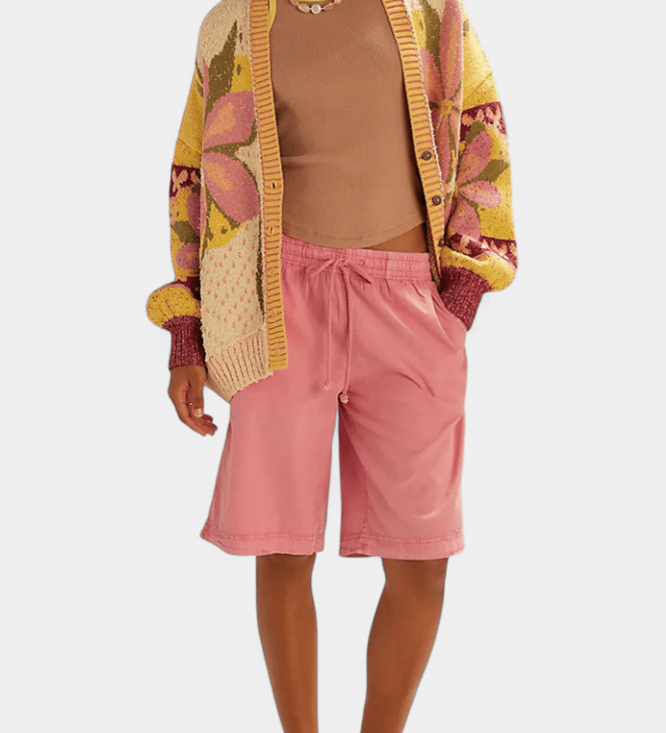 Stine | Blomstret cardigan