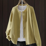 Elara | Perleknap cardigan