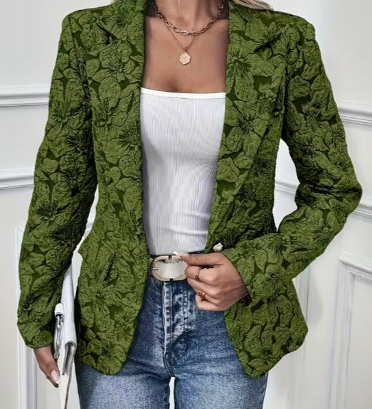 Rosamund | Paisley Jacquard Blazer