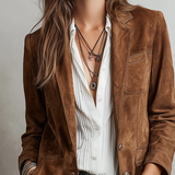 Imogen | Vintage Brun Blazer