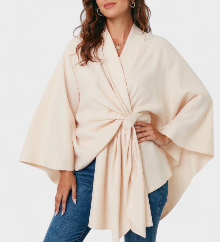 Yvette | Elegant Draperet Poncho
