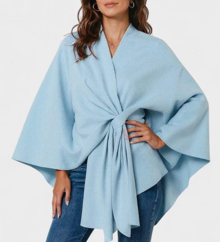 Yvette | Elegant Draperet Poncho
