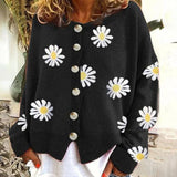 Angel | Sød Cardigan med Tusindfryd