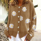 Angel | Sød Cardigan med Tusindfryd