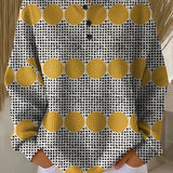 Thyra | Trøje i vintagestil med geometrisk mønster