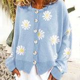 Angel | Sød Cardigan med Tusindfryd