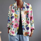 Rosamonde | Bluse med Malede Tusindfryd