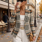 Ghislaine | Houndstooth Blazer