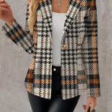 Ghislaine | Houndstooth Blazer