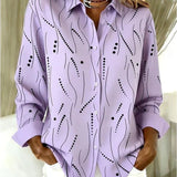 Wendy | Afslappet printet bluse