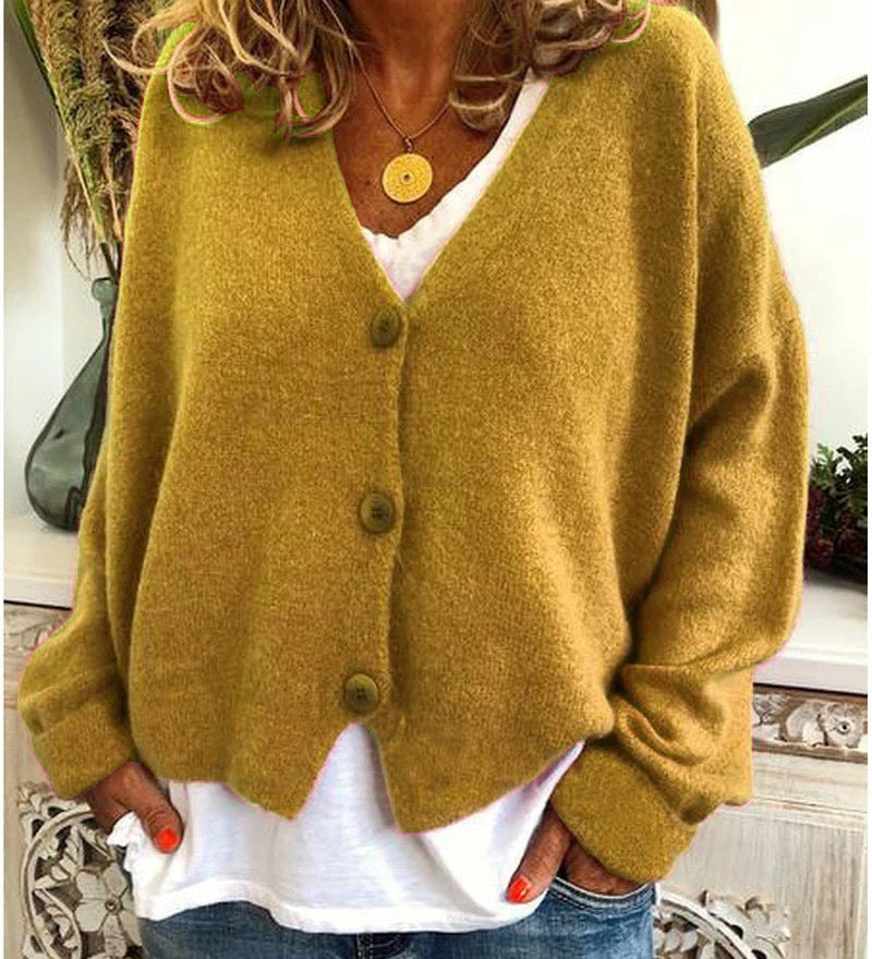 MARIAH™ - ELEGANT OVERSIZED COZY CARDIGAN