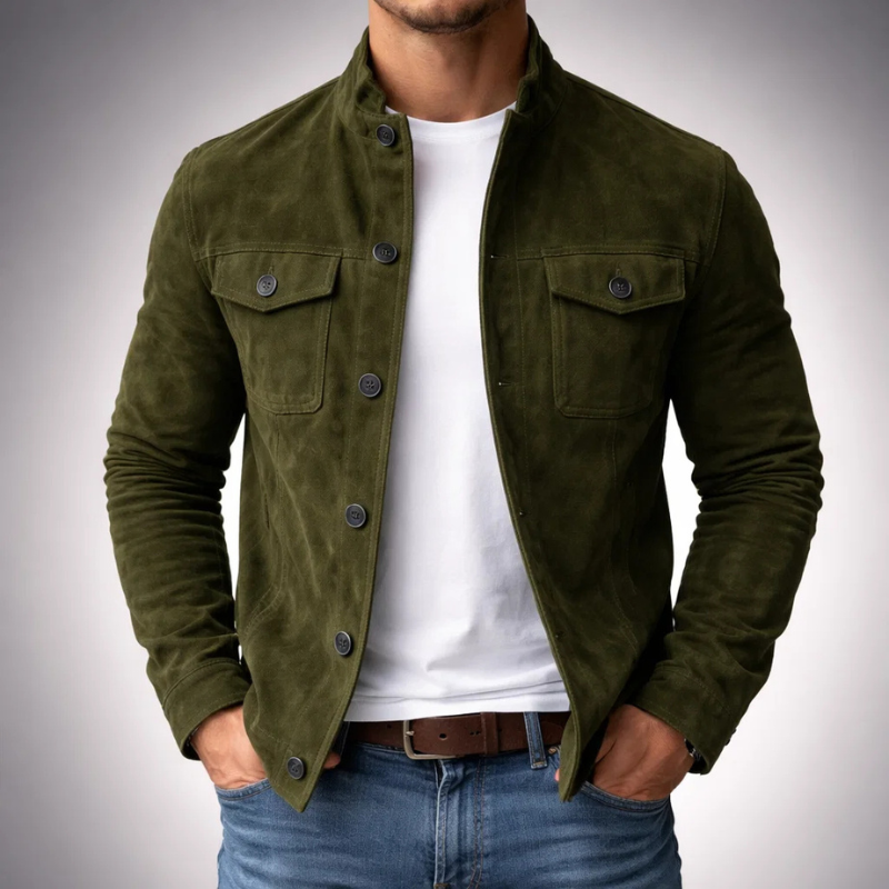 Tommaso | Premium Ruskind Bomber Jakke