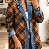 Clemmie™ | Brun Ternet Denimjakke