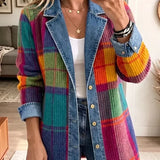 Sybil™ | Patchwork Ternet Denimjakke