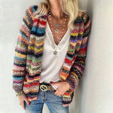 Reina | Flerfarvet Cardigan