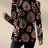 Odaya | Lysrød Blad Blazer