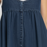 Erin | Vintage Denim Maxi Dress