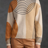 Perrine™ | Colour-Block Rullekrave Sweater