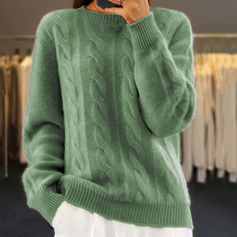 Jennie | Varm Strikket Sweater