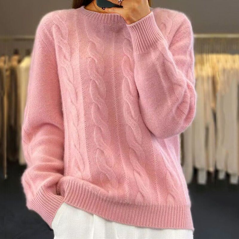 Jennie | Varm Strikket Sweater
