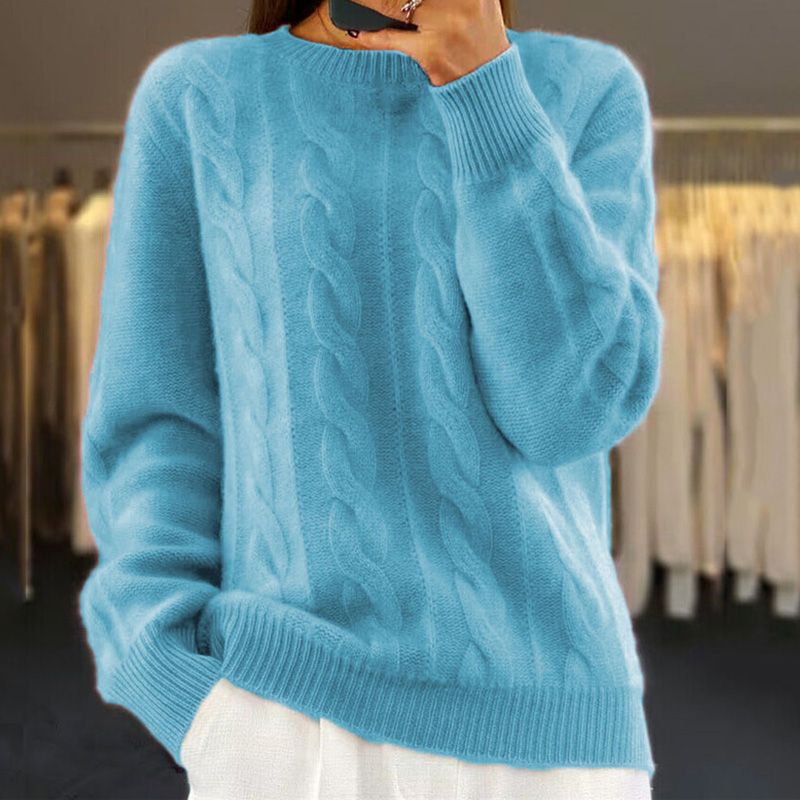 Jennie | Varm Strikket Sweater