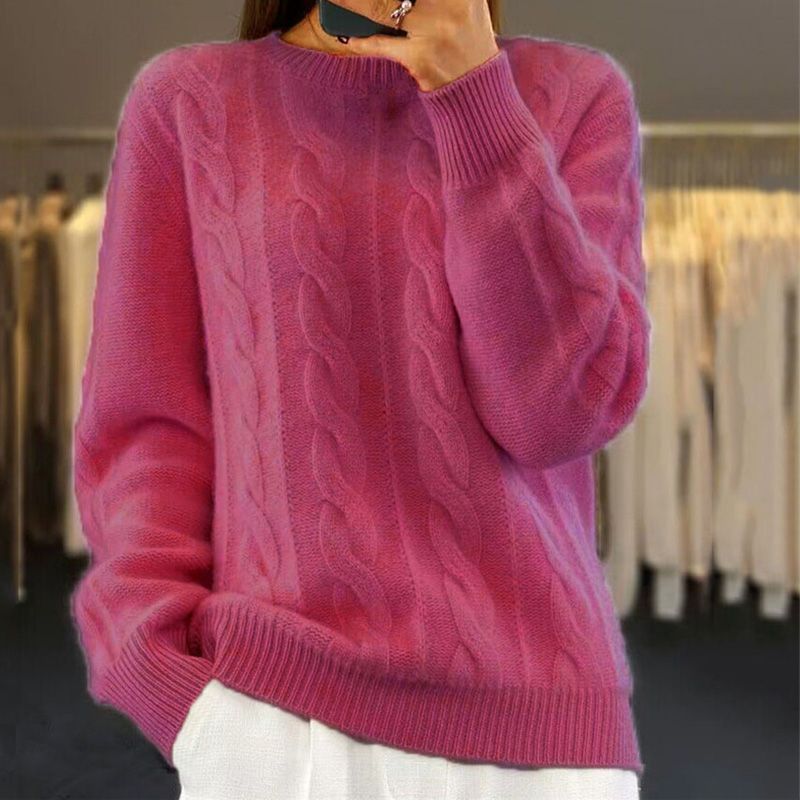 Jennie | Varm Strikket Sweater