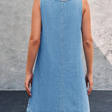 Daisy | Casual Denim Pinafore Dress