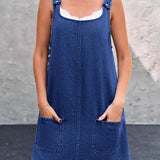 Daisy | Casual Denim Pinafore Dress