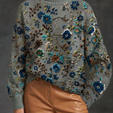 Thalassa™ | Salviegrøn Rullekrave Sweater